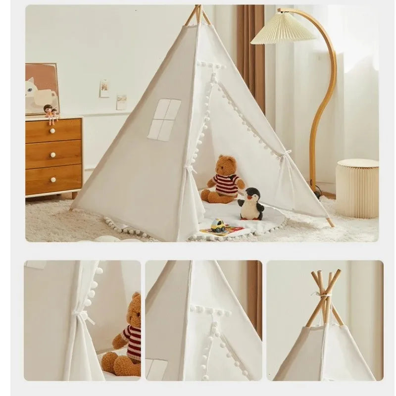 Teepee Tent for Kids 100% Cotton Play Tent ⛺🌈