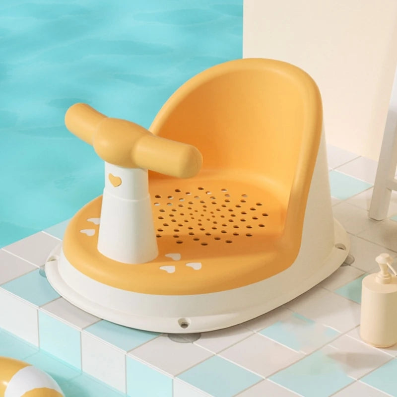 Comfortable Infant Bath Tub with Anti-Slip Baby Bath Chair🛁