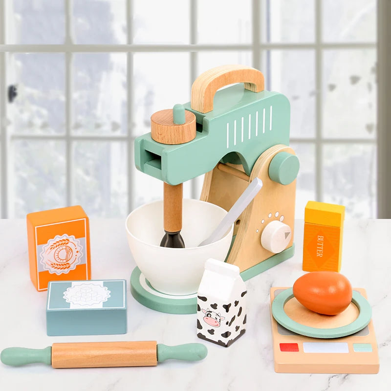 Wooden Kitchen Play Set – Little Blender 🍹