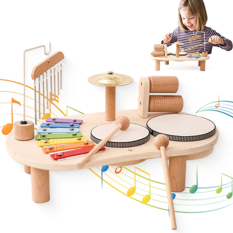 Baby Wooden Musical Instruments Montessori Toy🎶