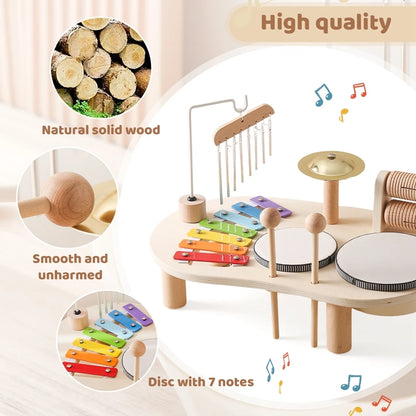 Baby Wooden Musical Instruments Montessori Toy🎶