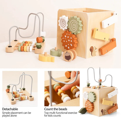 5-in-1 Wooden Multifunctional Montessori🧩