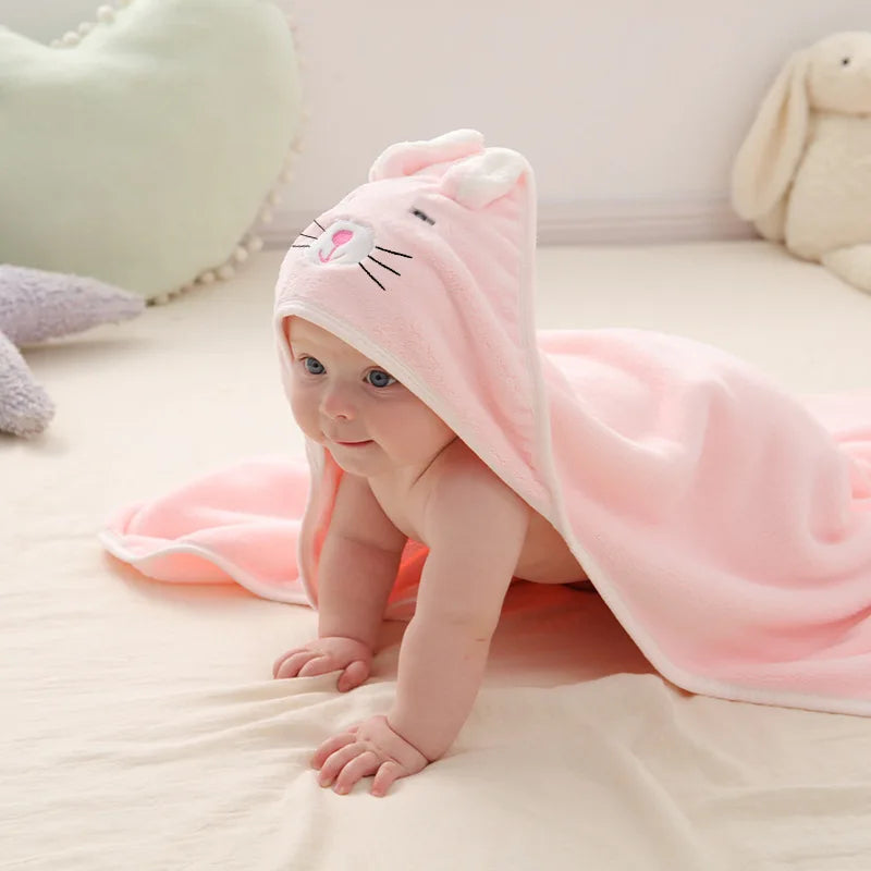 Super Soft Toddler Baby Hooded Towels 🛁