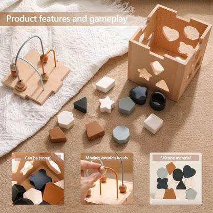 5-in-1 Wooden Multifunctional Montessori🧩