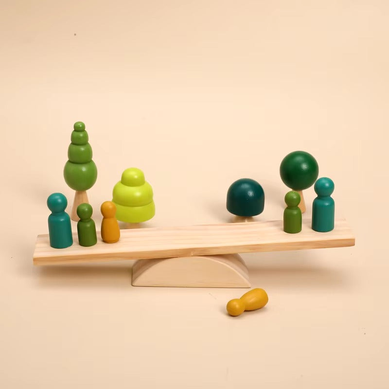 Montessori Wooden Forest Block Toys🌳